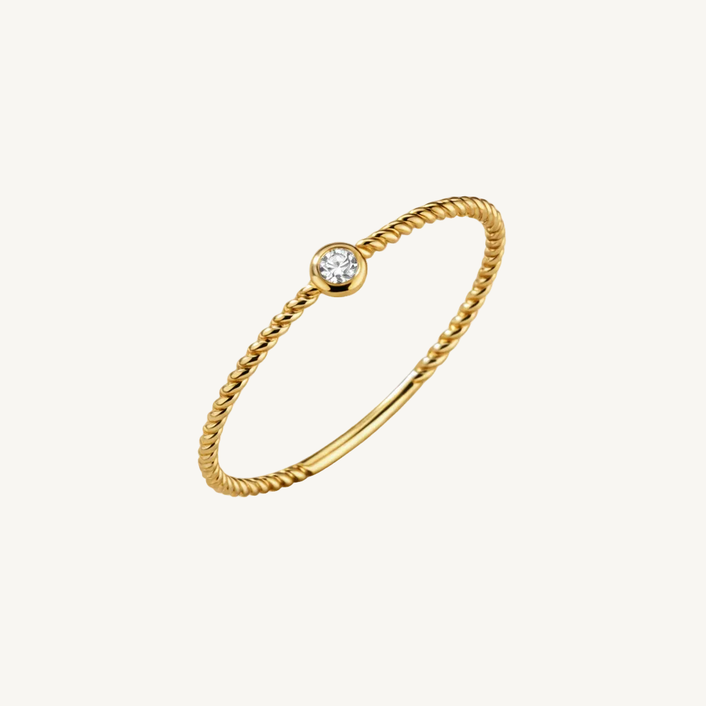 Bezel Rope Ring