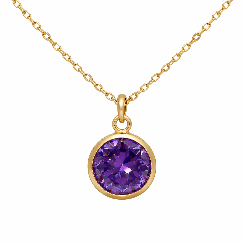 Willow Birthstone Necklace | Gold-Filled