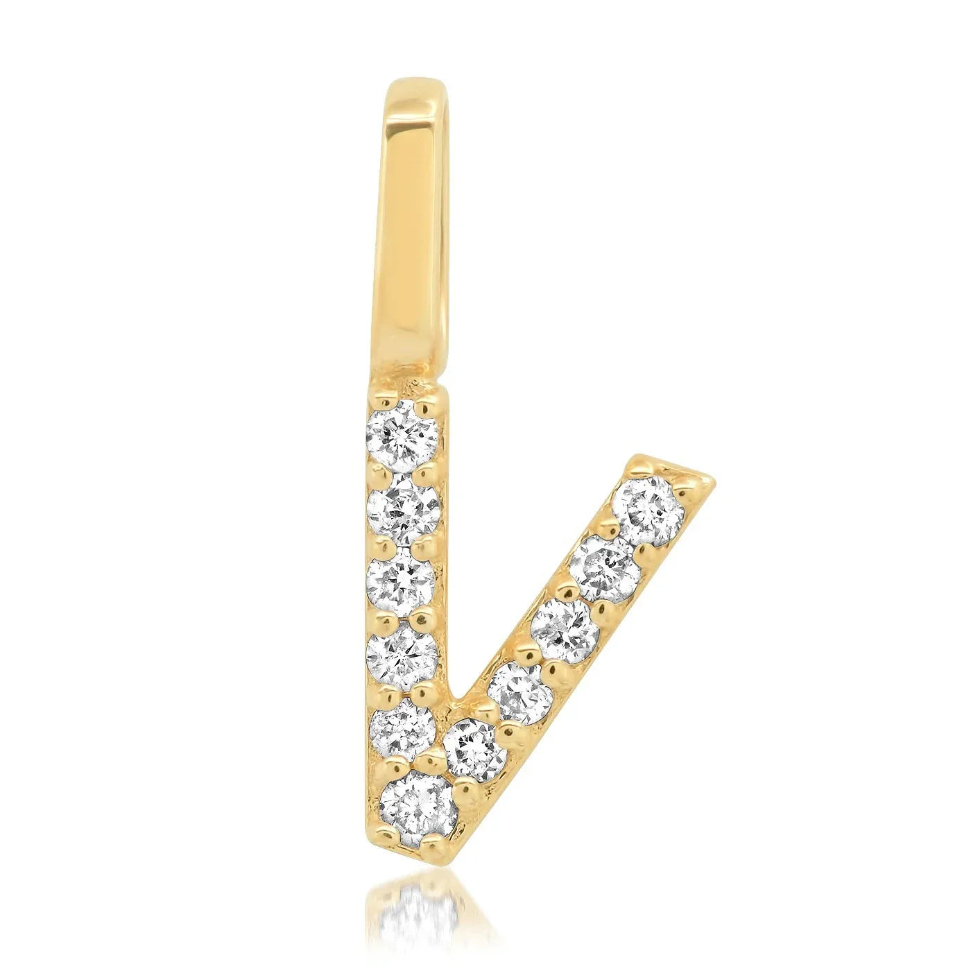 Diamond Letter Necklace - Juliet Grace Jewelry