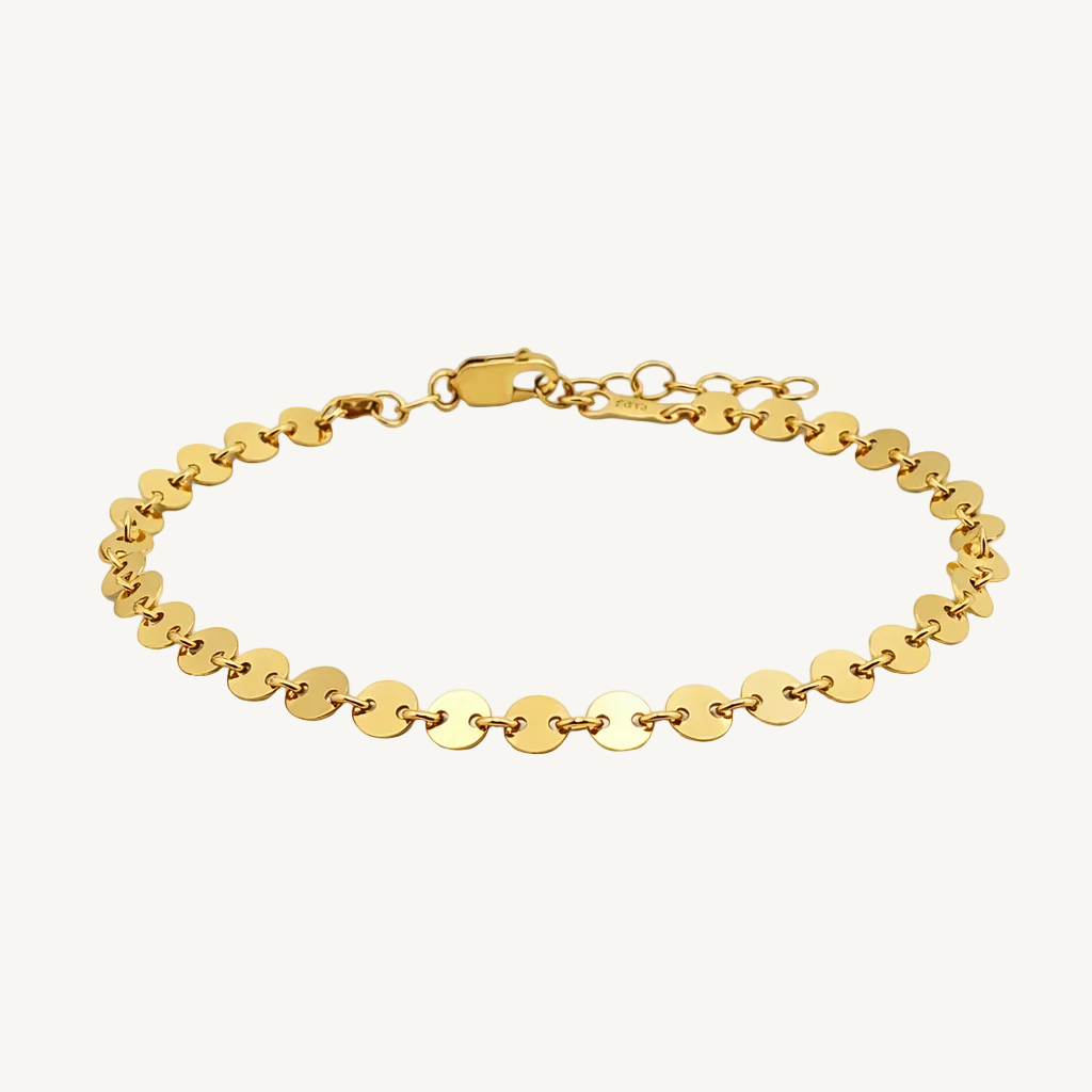 Soleil Disc Chain Bracelet