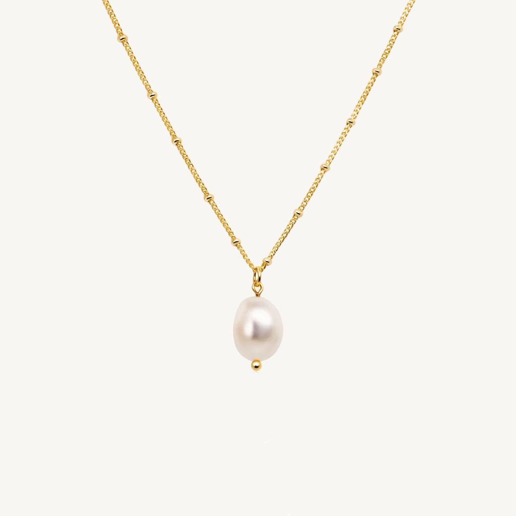 Pearl Satellite Pendant Necklace