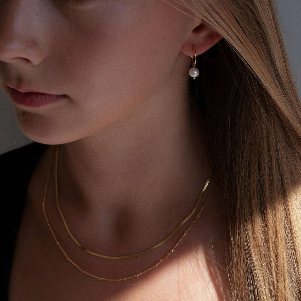Dainty Herringbone - Juliet Grace Jewelry