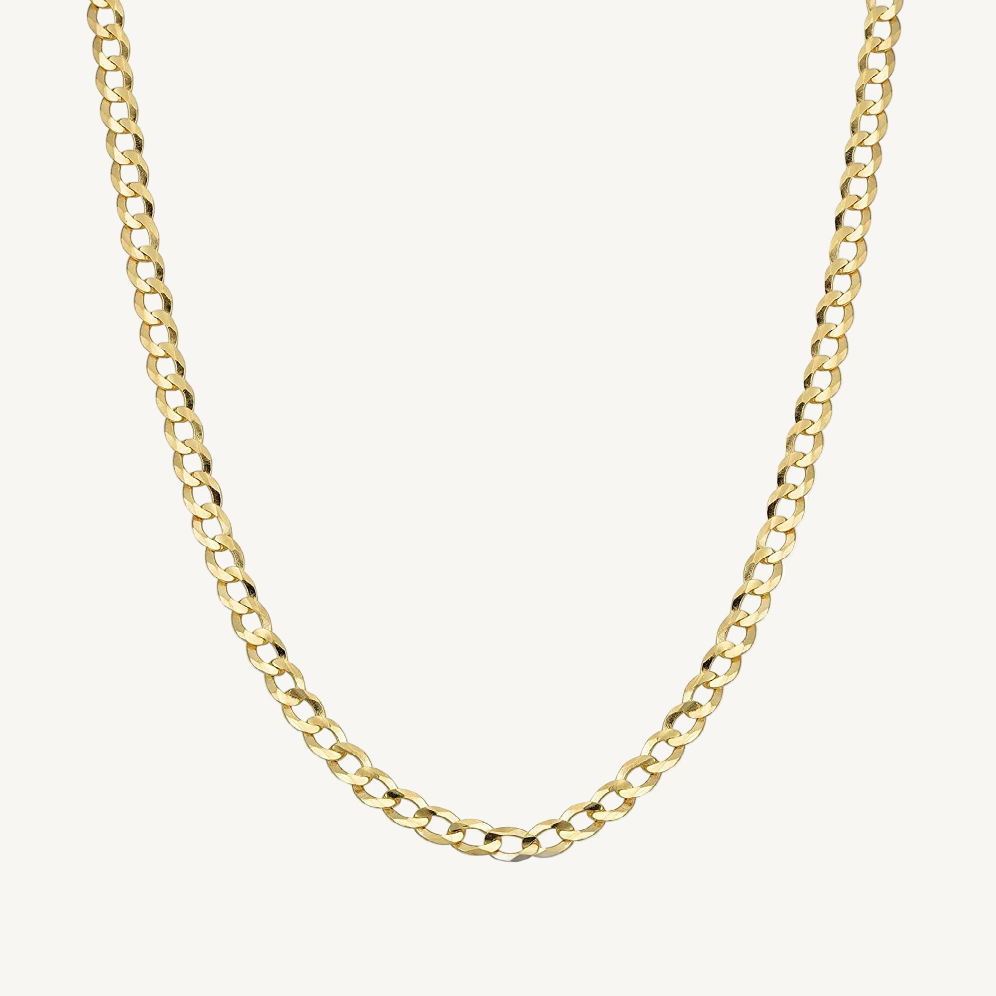 Curb Chain Necklace | 10K Gold