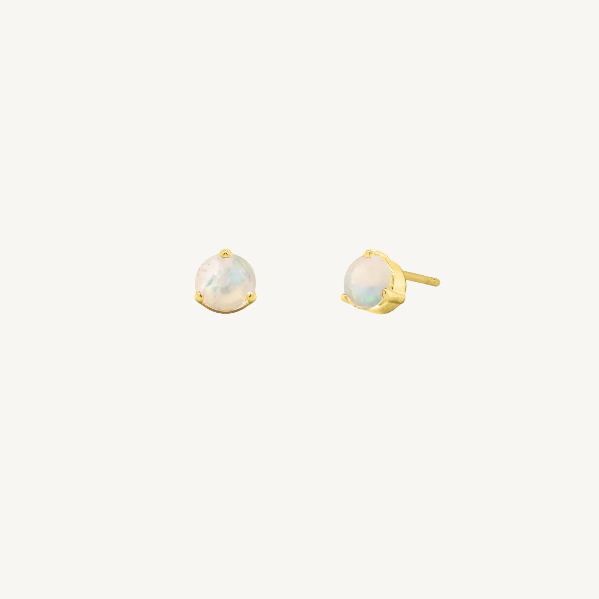10K Gold Birthstone Studs