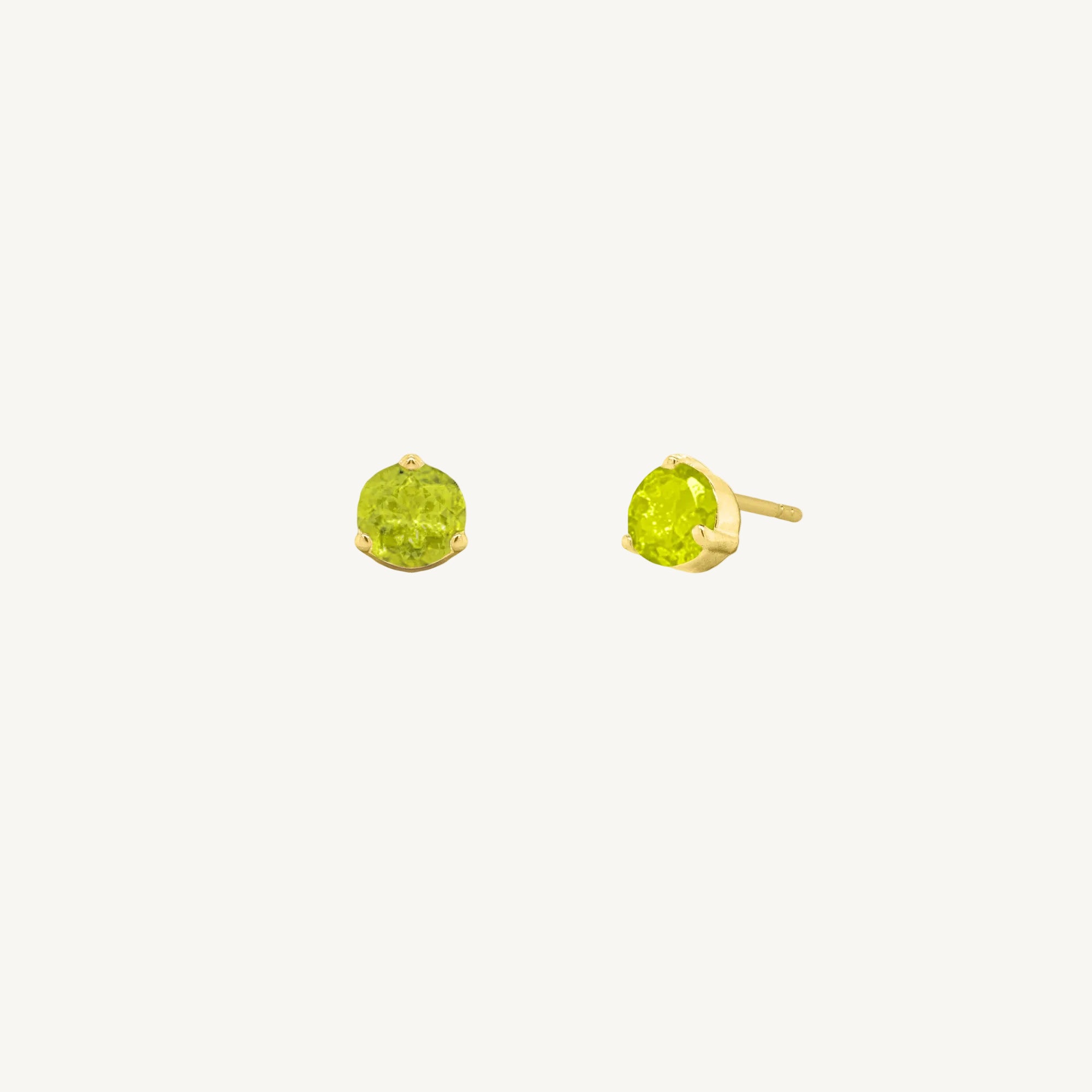 10K Gold Birthstone Studs