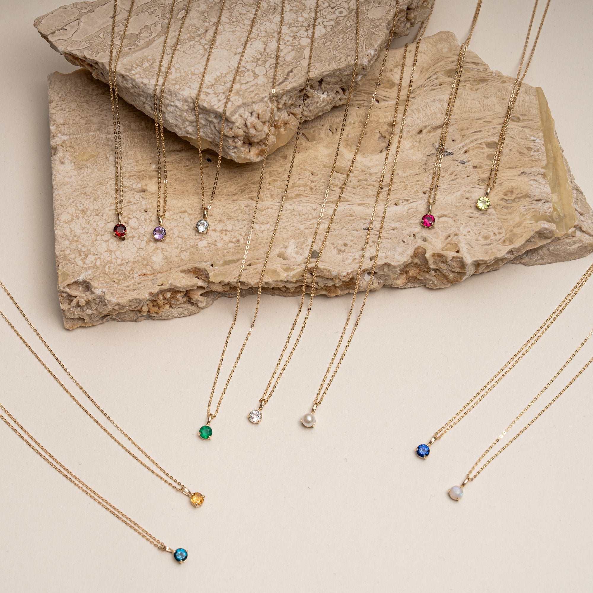 Isla Birthstone Necklace