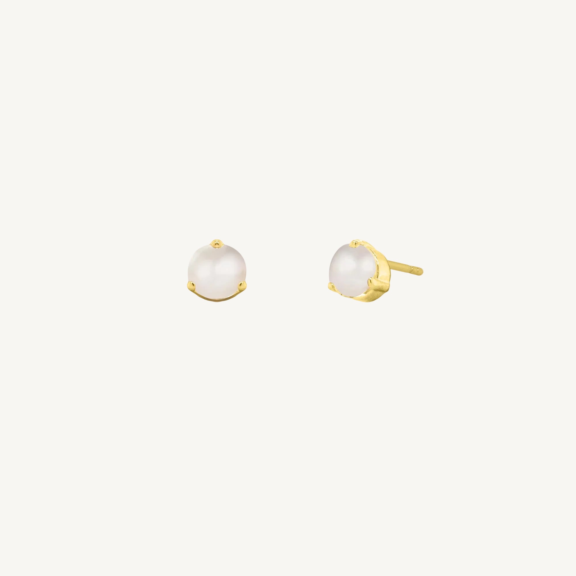 10K Gold Birthstone Studs