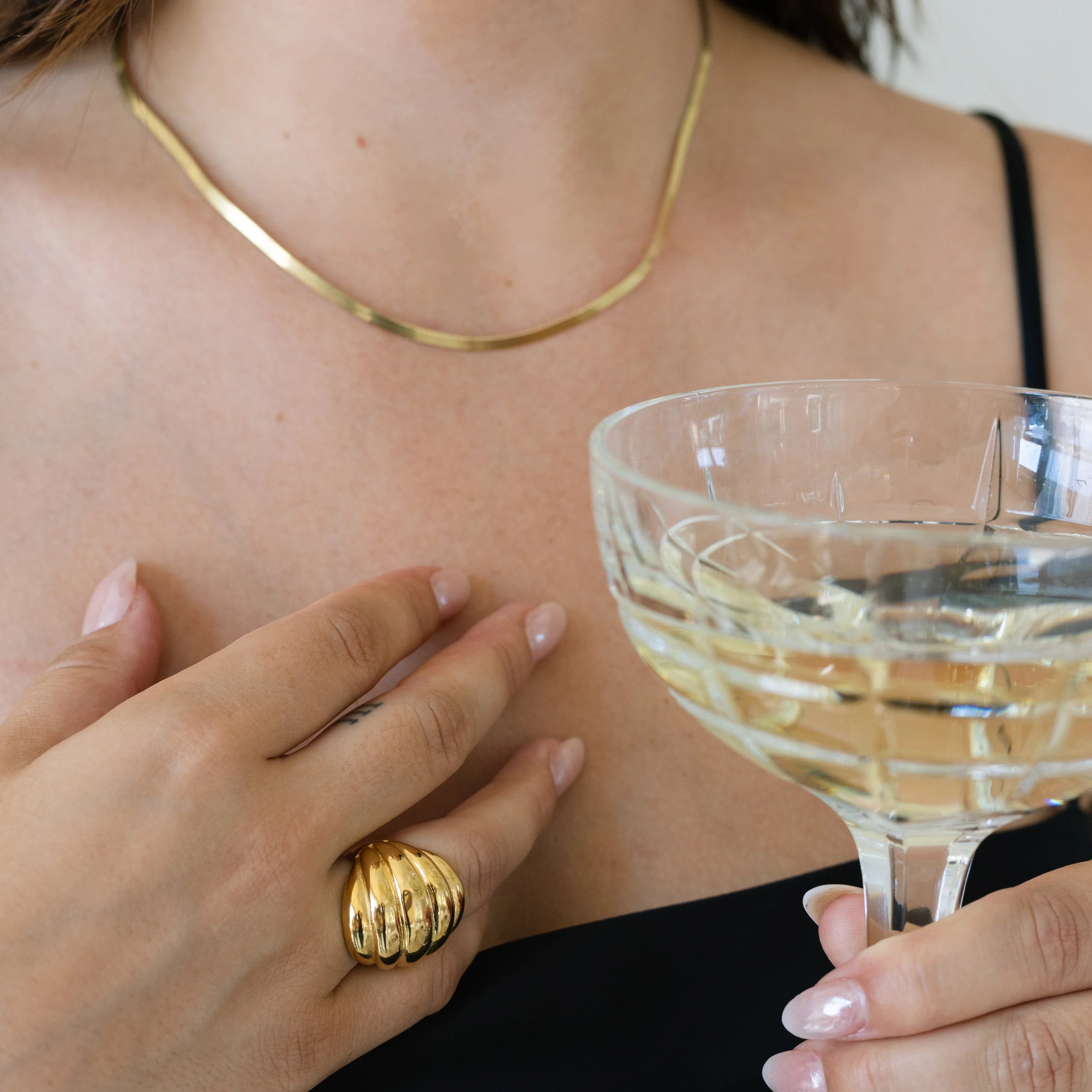 Cassie Ring | Gold Plated - Juliet Grace Jewelry