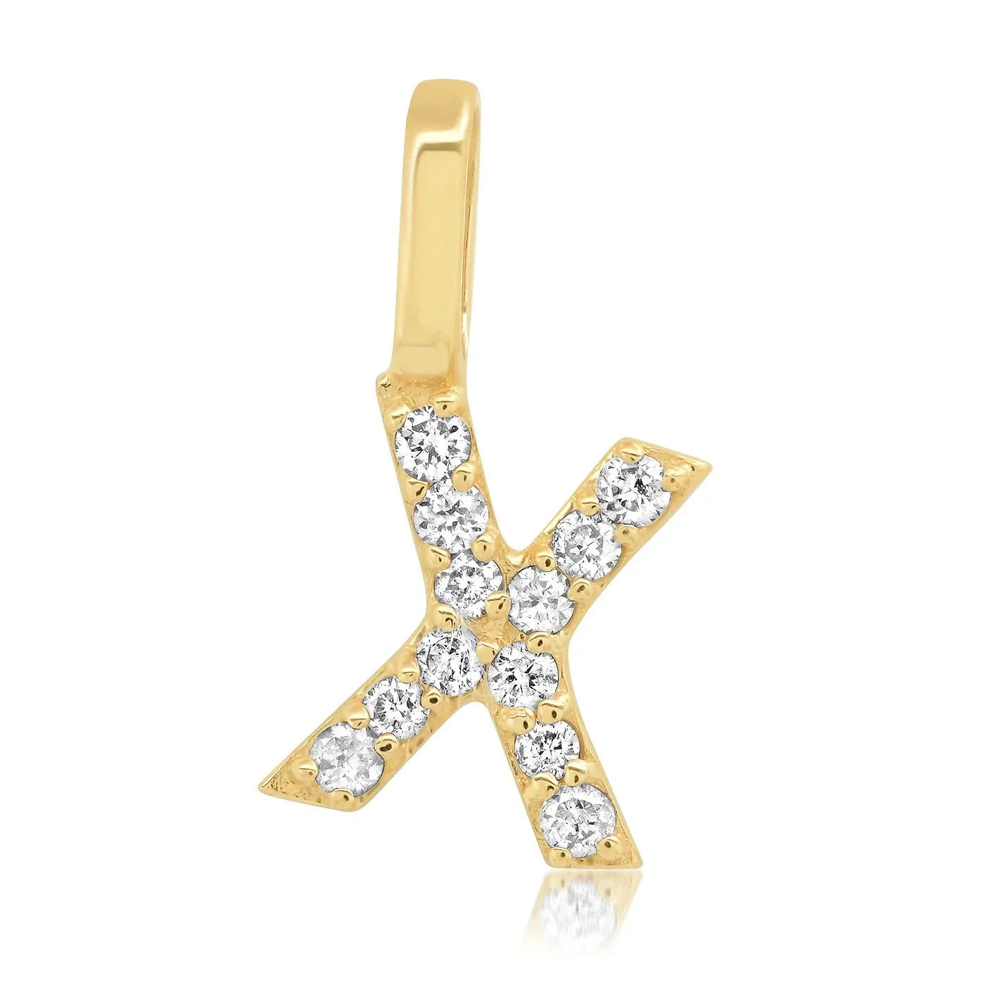 Diamond Letter Necklace - Juliet Grace Jewelry