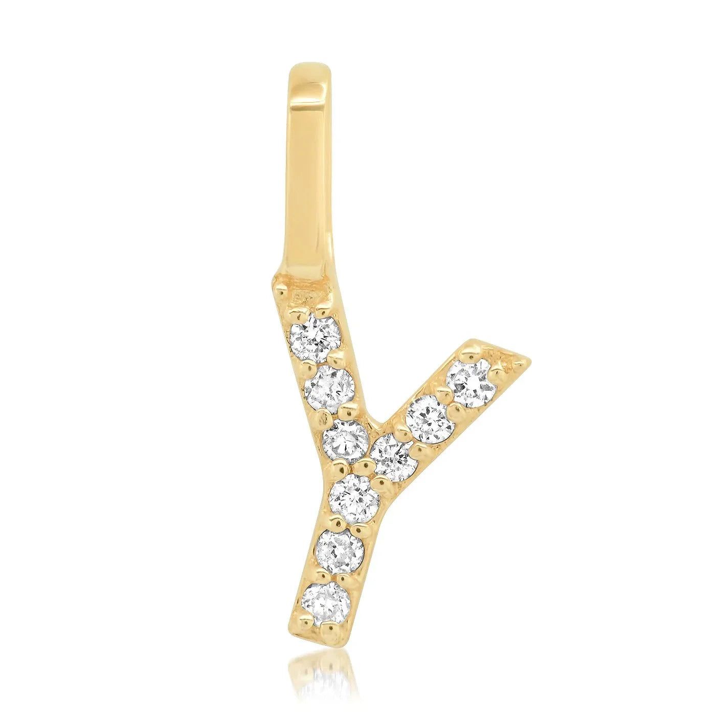 Diamond Letter Necklace - Juliet Grace Jewelry