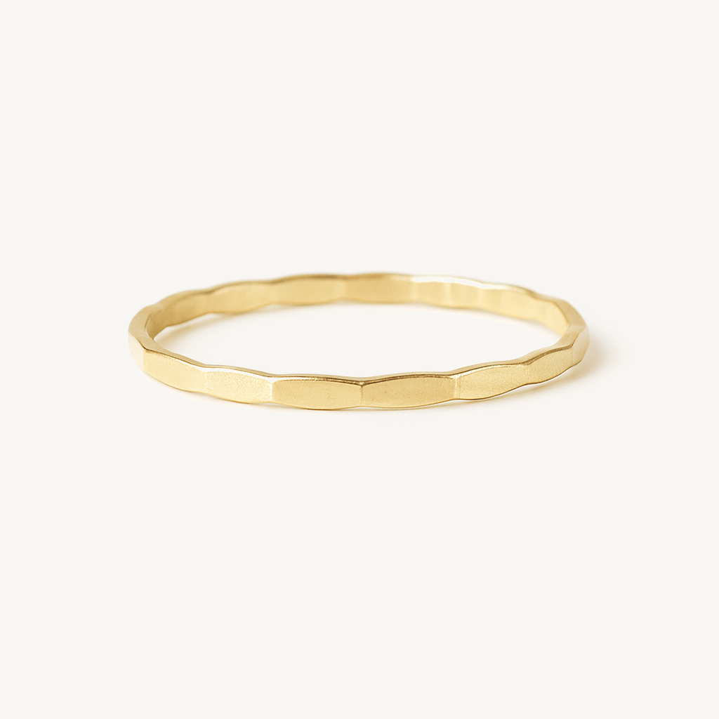 Hammered Stacking Ring