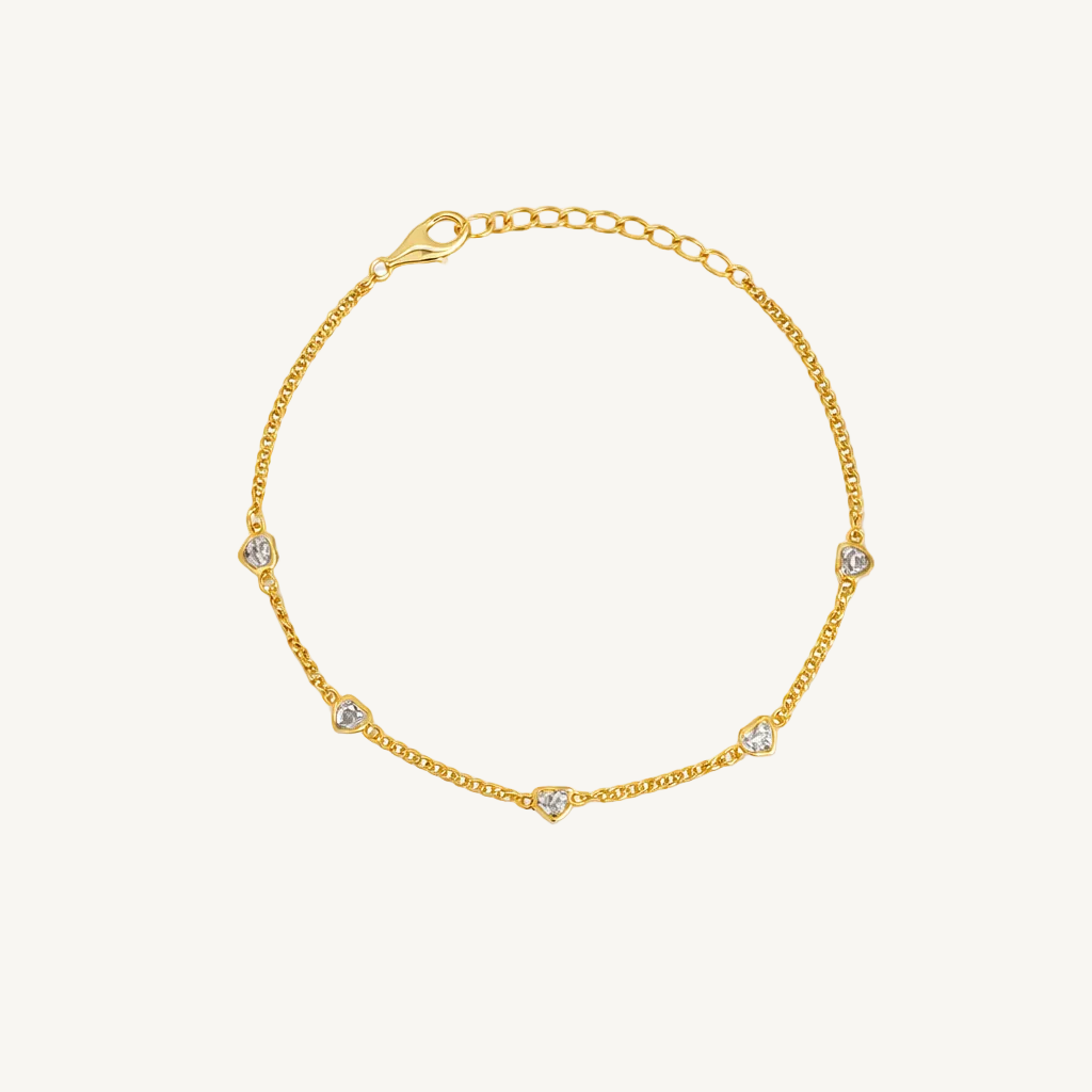 Heart Charm Bracelet