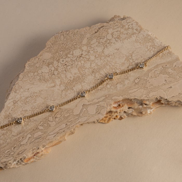 Heart Charm Bracelet