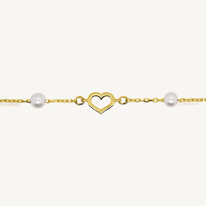 Amore Pearl Station Bracelet